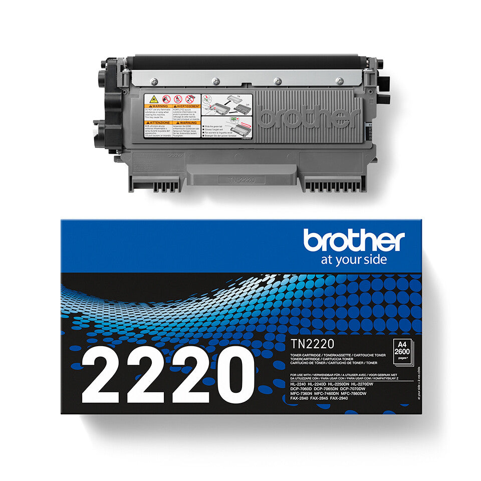Brother TN-2220 Tonerkassett 1 styck Original Svart