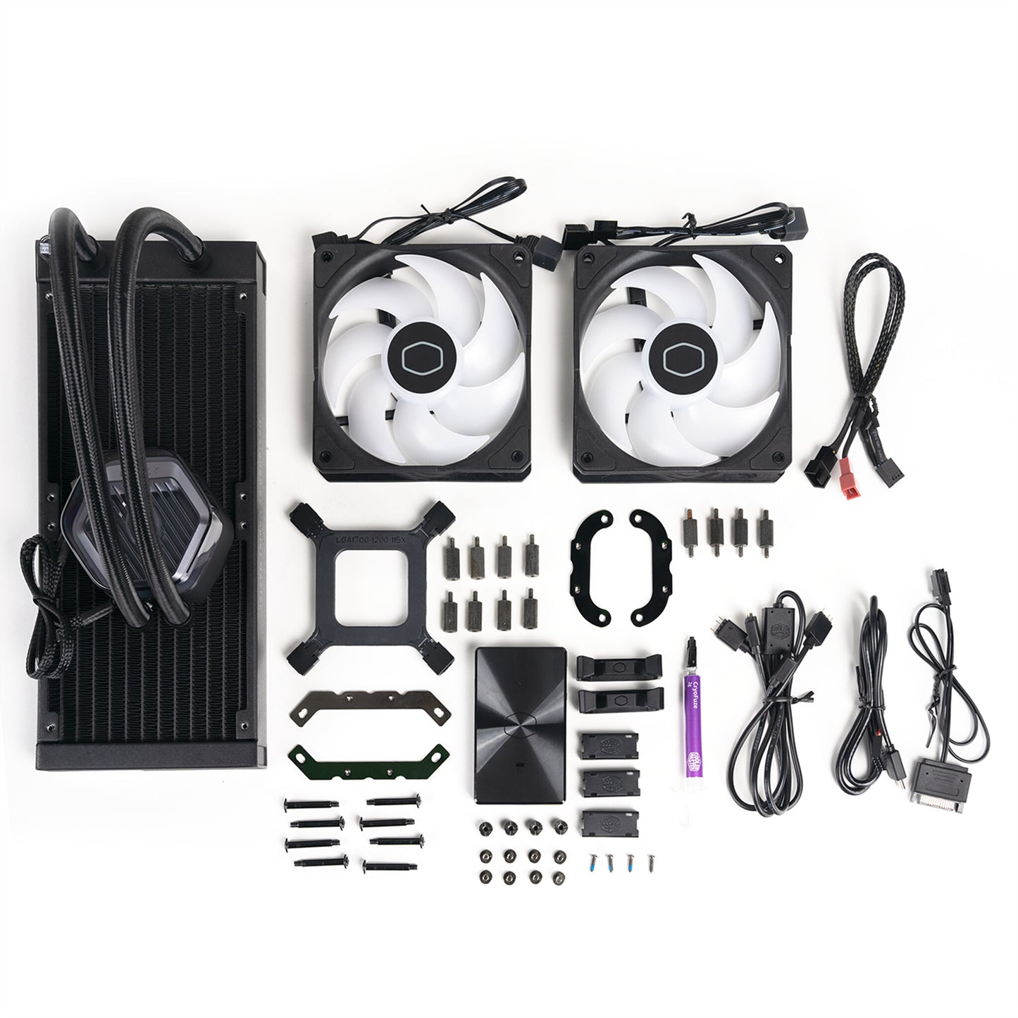 Cooler Master MasterLiquid 240 ATMOS Processor Vätskekylningskit 12 cm Svart