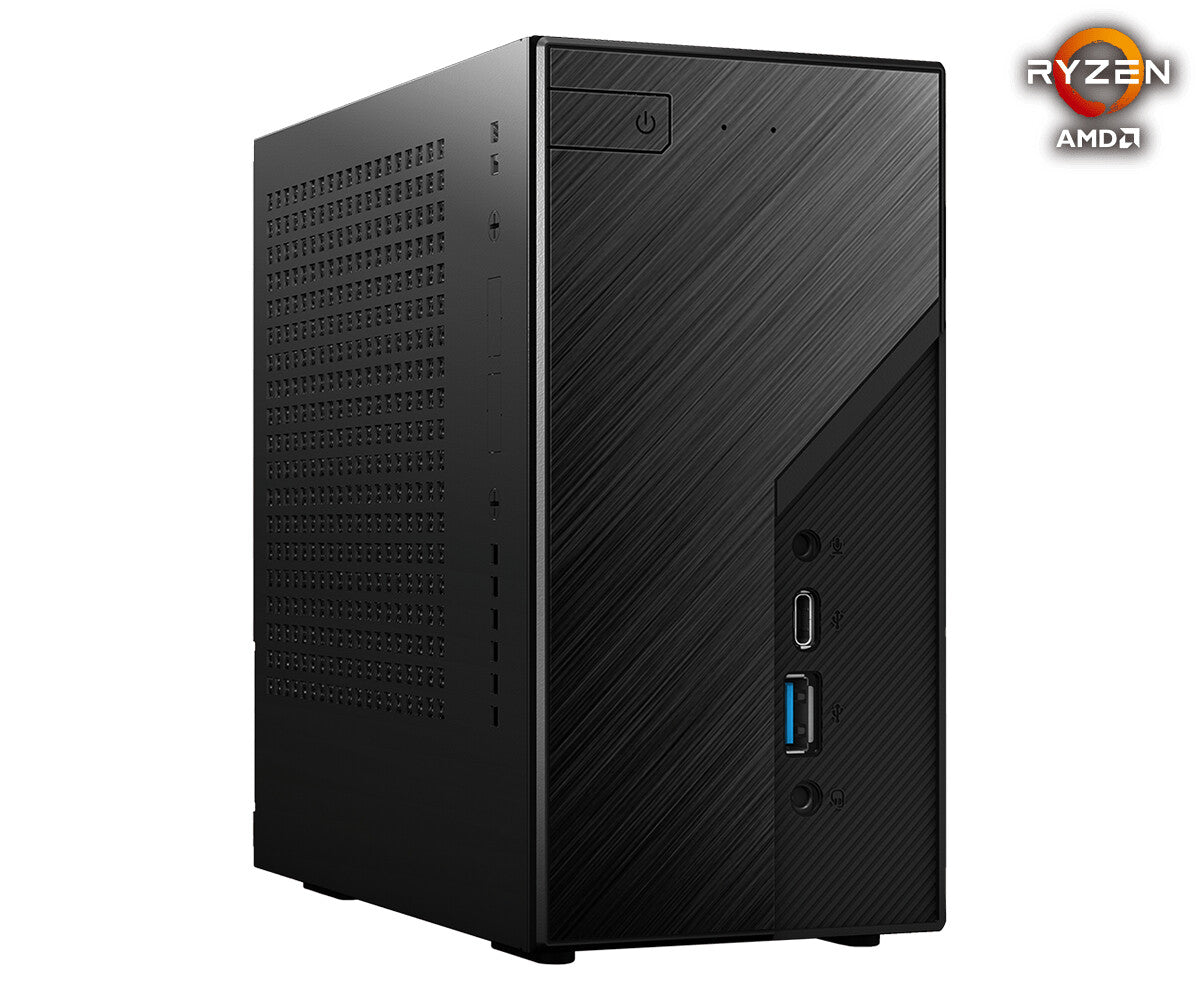 Asrock DeskMini X300 1,92L storlek PC Svart AMD X300 Uttag AM4