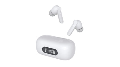 Denver TWE-40 hörlur och headset True Wireless Stereo (TWS) I öra Samtal/musik Bluetooth Vit