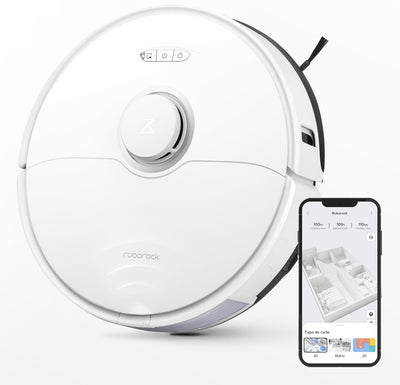 Roborock S8 robotdammsugare 0,4 l Utan påse Vit
