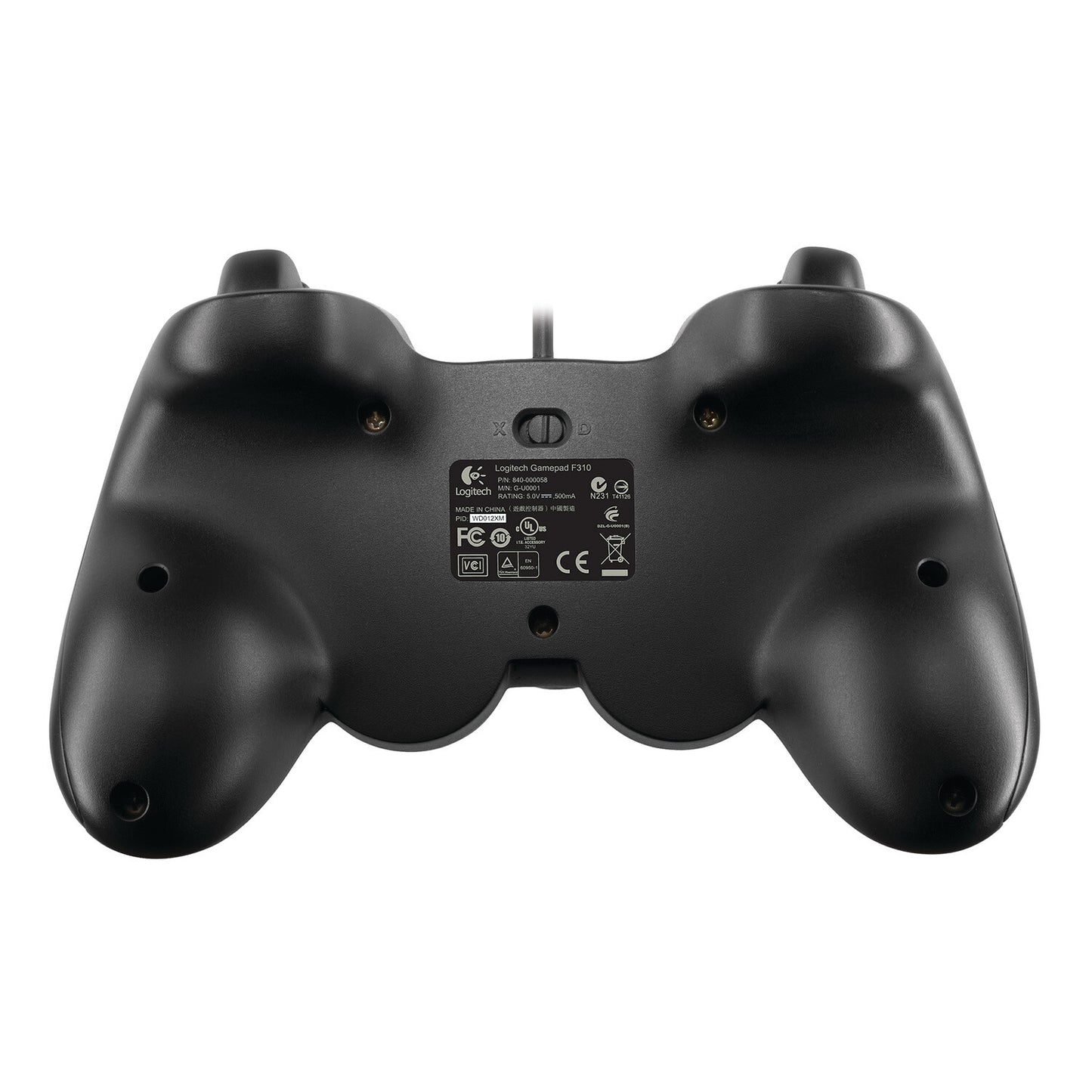 Logitech G F310 Svart, Blå, Multifärg USB 2.0 Spelplatta Analog / Digital PC