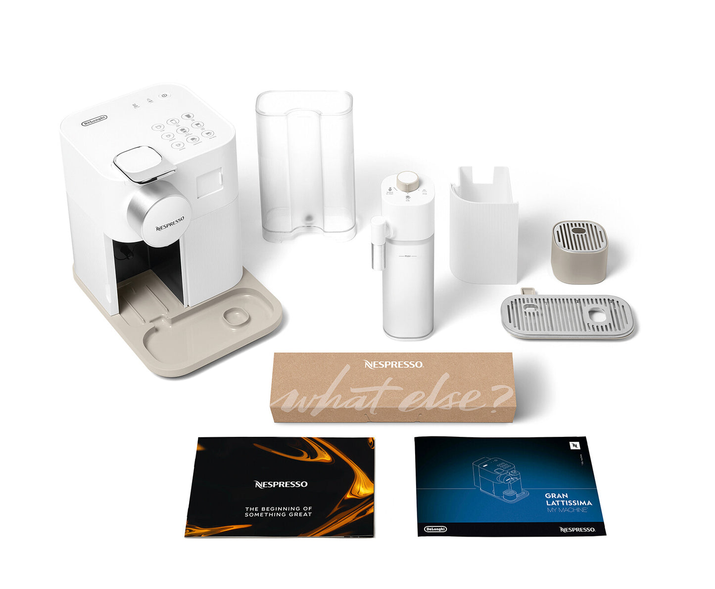De’Longhi Lattissima One Gran Lattissima EN640.W Halvautomatisk Kuddmatad kaffebryggare 1 l