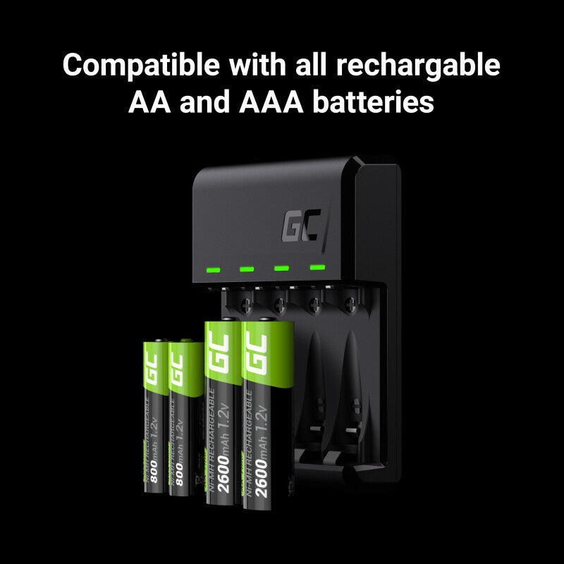 Green Cell GRSETGC03 batteriladdare Universal USB