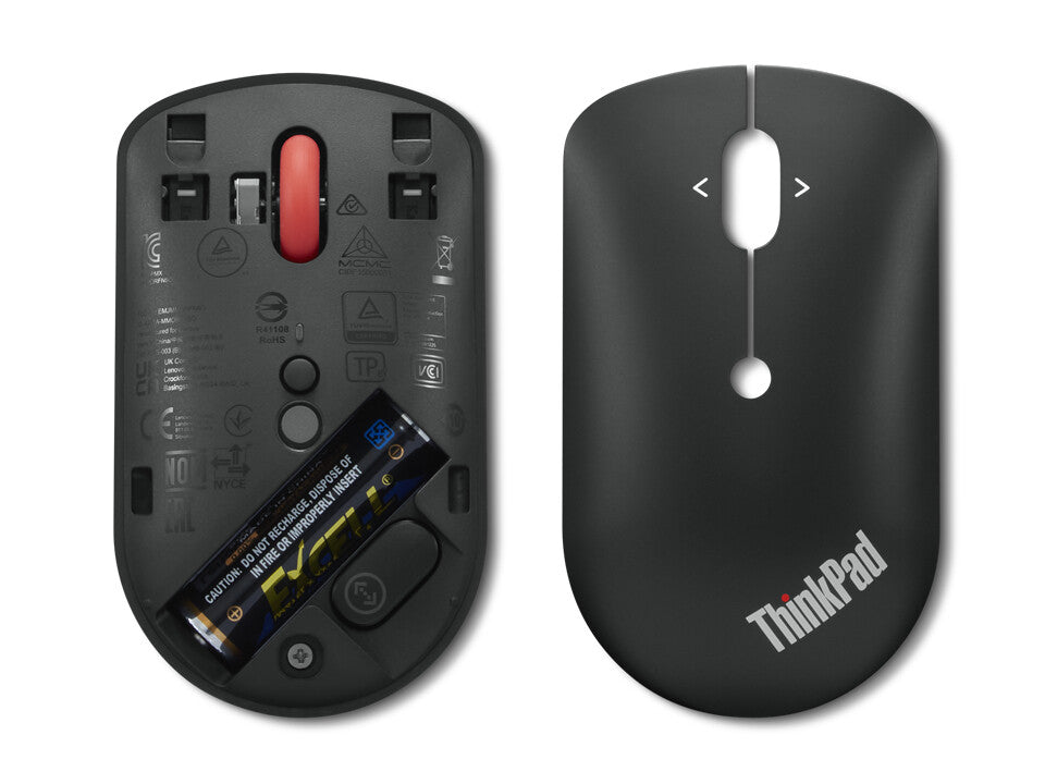 Lenovo ThinkPad USB-C Wireless Compact datormöss Kontor Ambidextrous RF Trådlös Optisk 2400 DPI