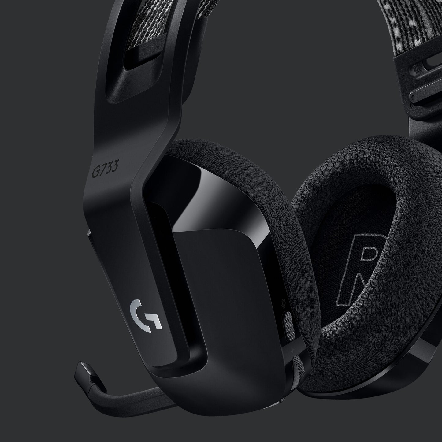 Logitech G G733 Headset Trådlös Huvudband Spela Svart