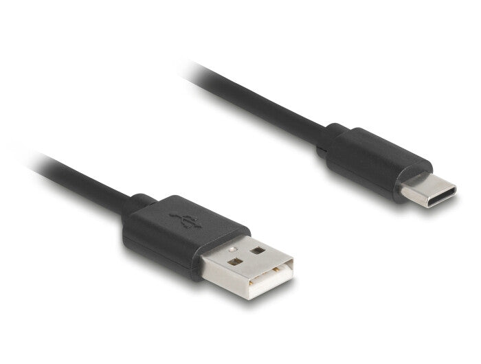 DeLOCK 90368 USB-kablar USB 2.0 0,75 m USB A USB C Svart