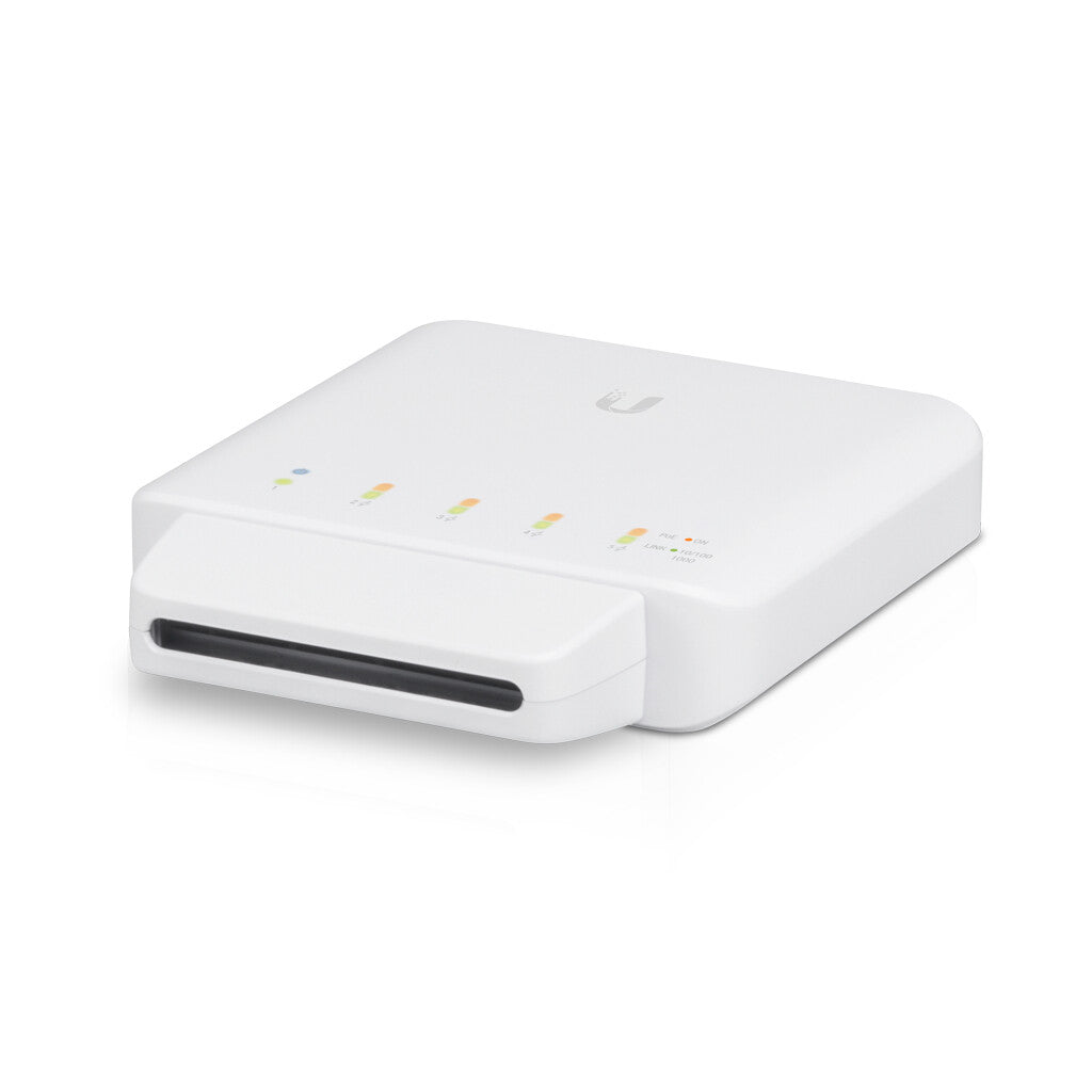 Ubiquiti UniFi USW‑FLEX hanterad L2 Gigabit Ethernet (10/100/1000) Strömförsörjning via Ethernet (PoE) stöd Vit