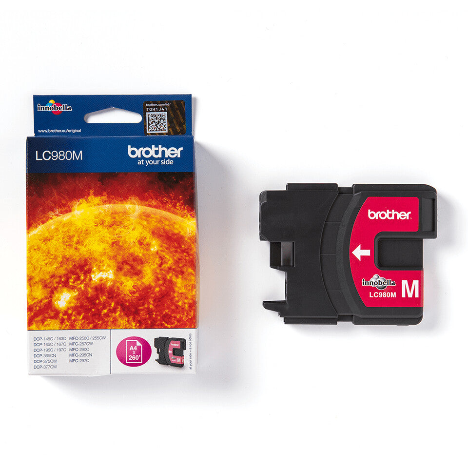 Brother LC980M bläckpatroner 1 styck Original Magenta