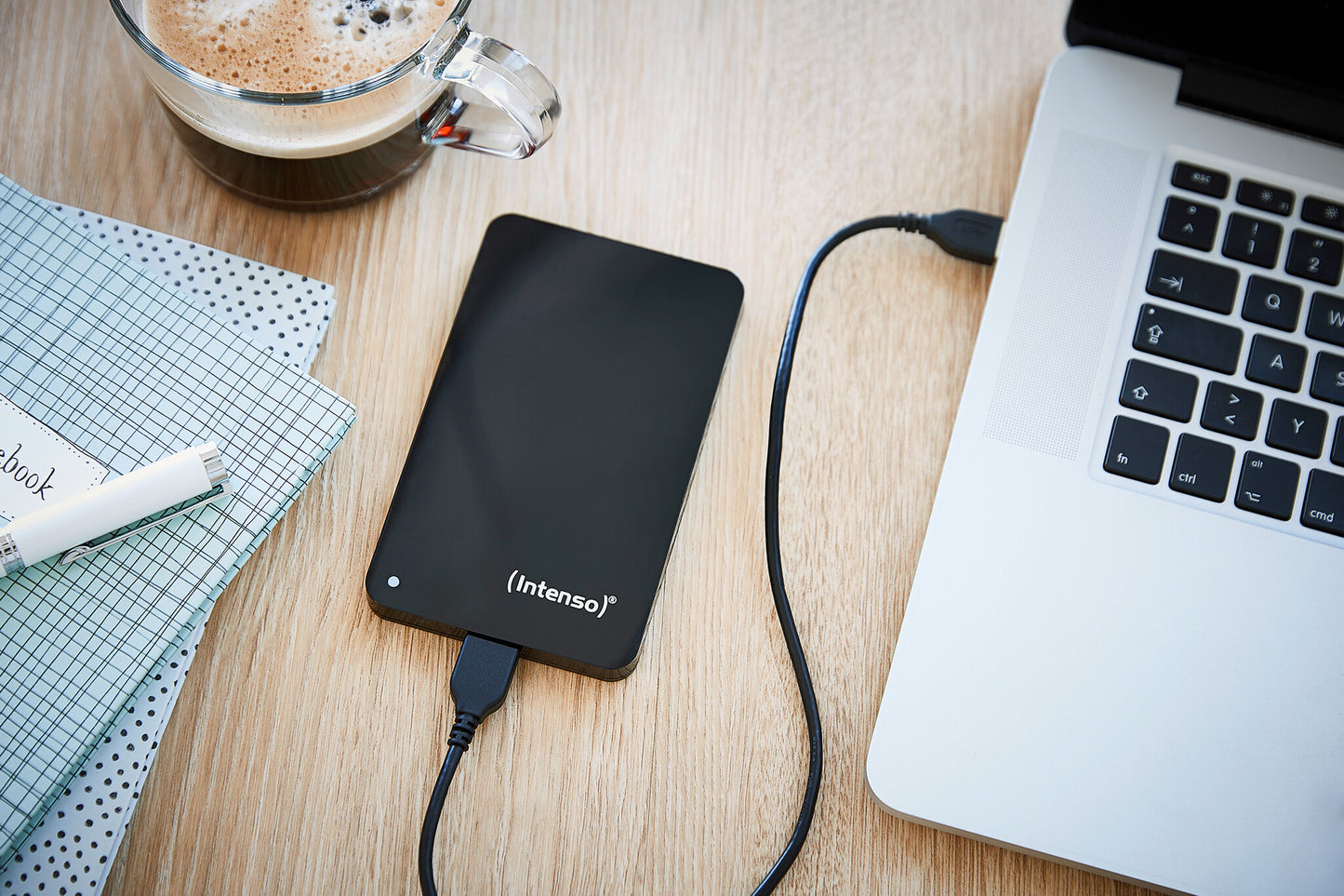 Intenso 6021512 externa hårddiskar 4 TB 5400 RPM 2.5" USB Type-A 3.2 Gen 1 (3.1 Gen 1) Svart