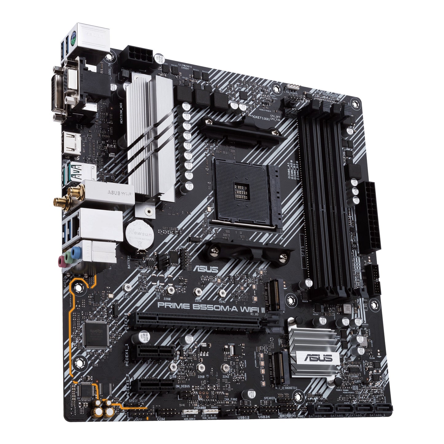ASUS PRIME B550M-A WIFI II AMD B550 Uttag AM4 micro ATX