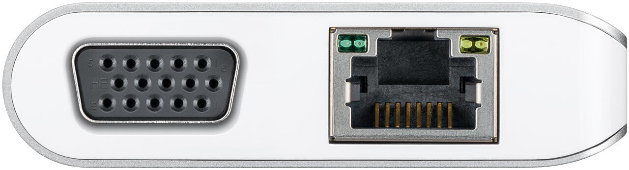 Goobay 49850 gränssnittshubbar USB Type-C 5000 Mbit/s Silver