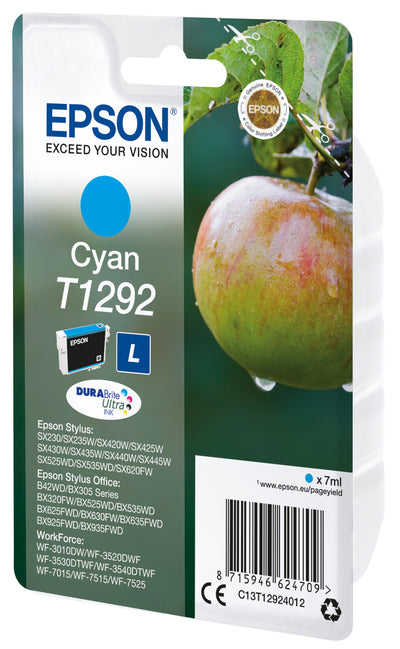 Epson Enpack cyan T1292 DURABrite Ultra-bläck
