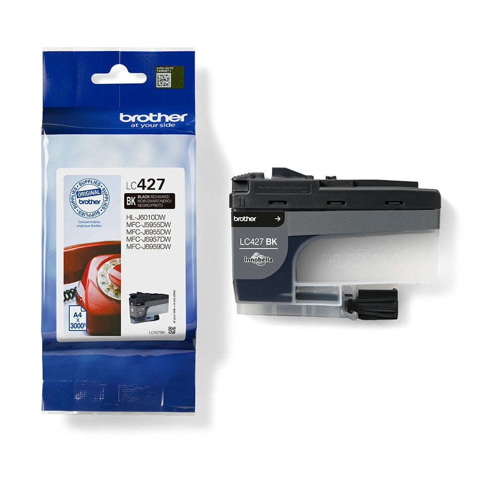 Brother LC427BK bläckpatroner 1 styck Original Svart