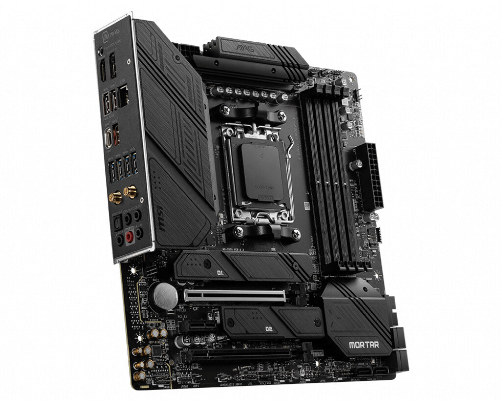 MSI MAG B650M MORTAR WIFI moderkort AMD B650 AM5-sockel micro ATX