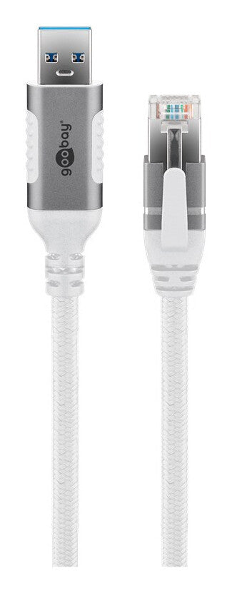 Goobay 74159 nätverkskablar Vit 2 m Cat6 F/UTP (FTP)