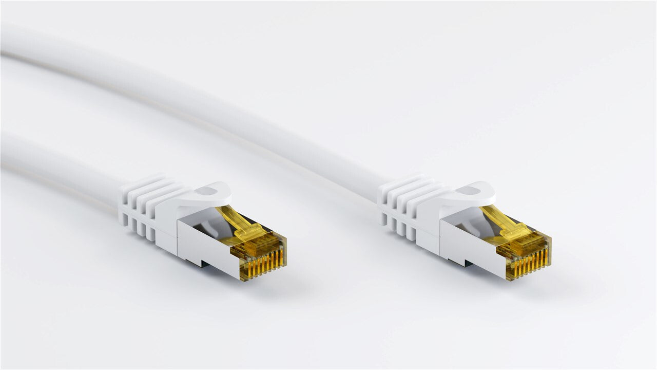Goobay 91093 nätverkskablar Vit 2 m Cat7 S/FTP (S-STP)