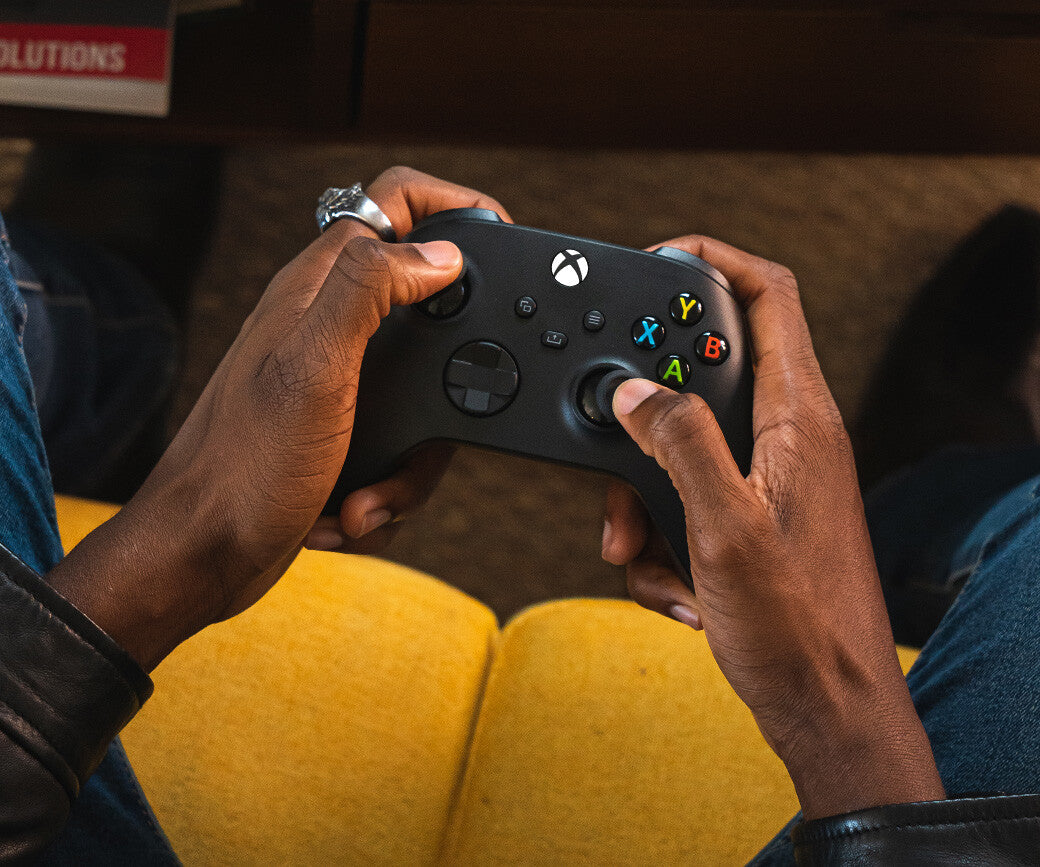Microsoft Xbox Wireless Controller Svart Bluetooth Spelplatta Analog / Digital Android, PC, Xbox One, Xbox One S, Xbox One X, Xbox Series S, Xbox Series X, iOS