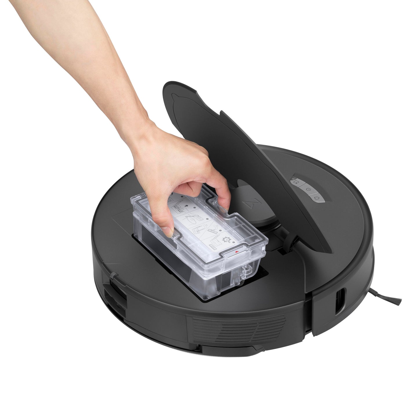 Roborock S7max Ultra robotdammsugare 0,35 l Utan påse Svart