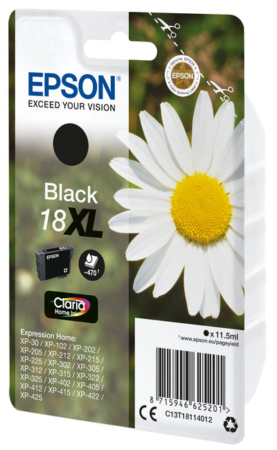 Epson Daisy Enpack svart 18XL Claria Home-bläck