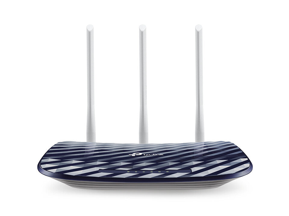 TP-Link AC750 trådlös router Snabb Ethernet Dual-band (2,4 GHz / 5 GHz) Svart, Vit