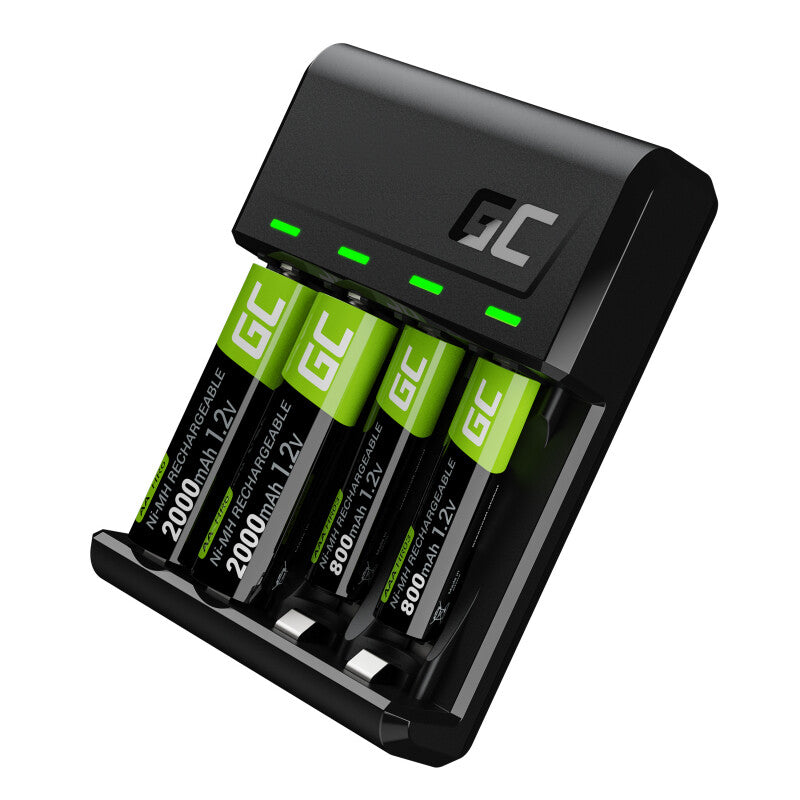 Green Cell GRSETGC03 batteriladdare Universal USB