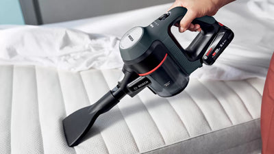 Bosch BBS712A upprättstående dammsugare och elektrisk sopborste 2-in-1 stick vacuum Batteri Torr Hygienfilter Utan påse 0,3 l grafit
