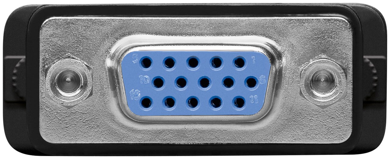 Goobay 69971 kabelomvandlare (hane/hona) DVI VGA Svart