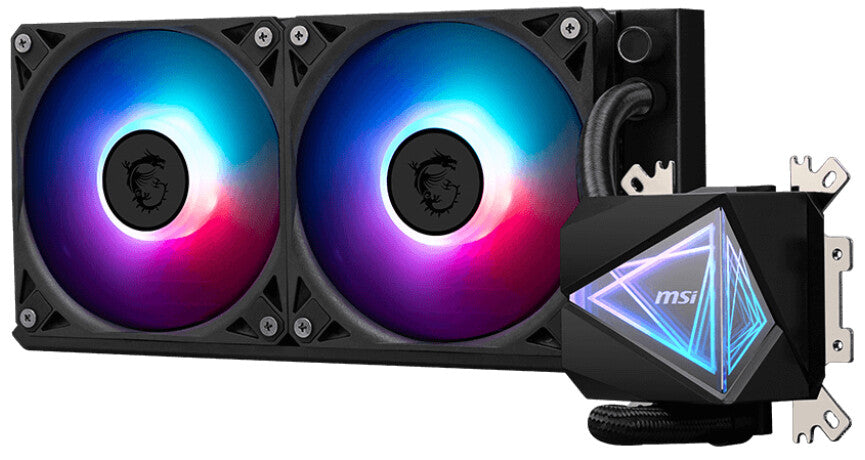 MSI MAG CORELIQUID I240 kylsystem för dator Datorväska Allt-i-ett vätskekylare 12 cm Svart 1 styck