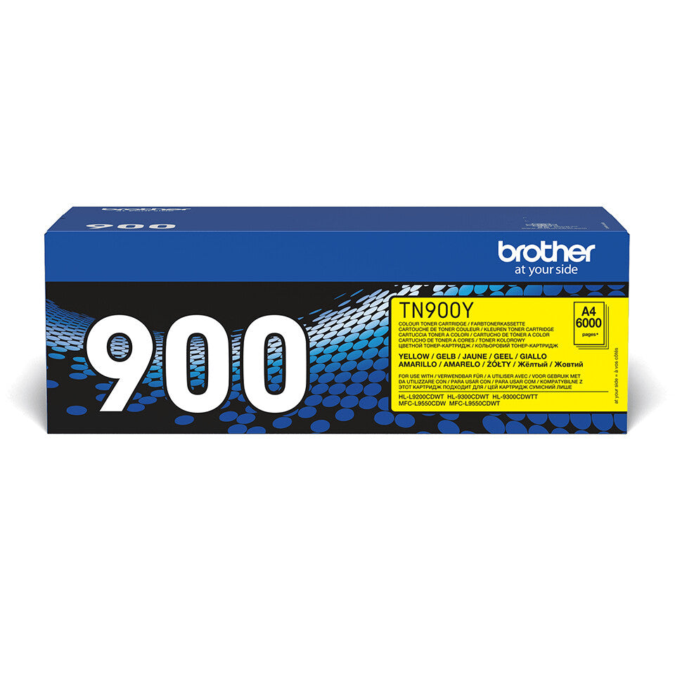Brother TN-900Y Tonerkassett 1 styck Original Gul