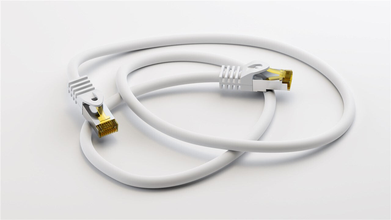 Goobay 91093 nätverkskablar Vit 2 m Cat7 S/FTP (S-STP)