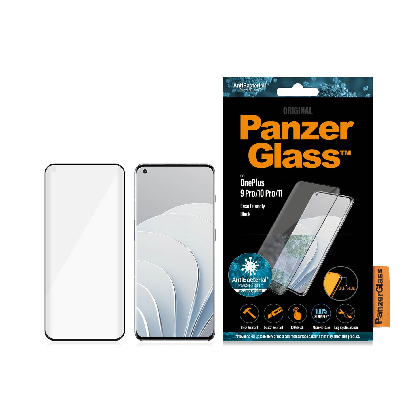 PanzerGlass 7020 skärm- och baksidesskydd till mobiltelefon Genomskinligt skärmskydd OnePlus 1 styck