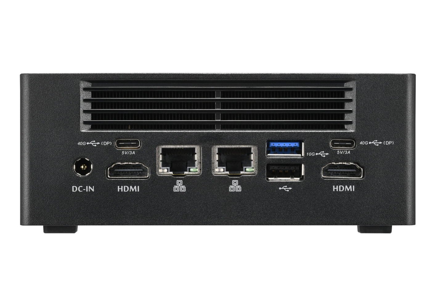 Shuttle Nano PC NA10H 1L storlek PC Svart 8845HS 3,8 GHz