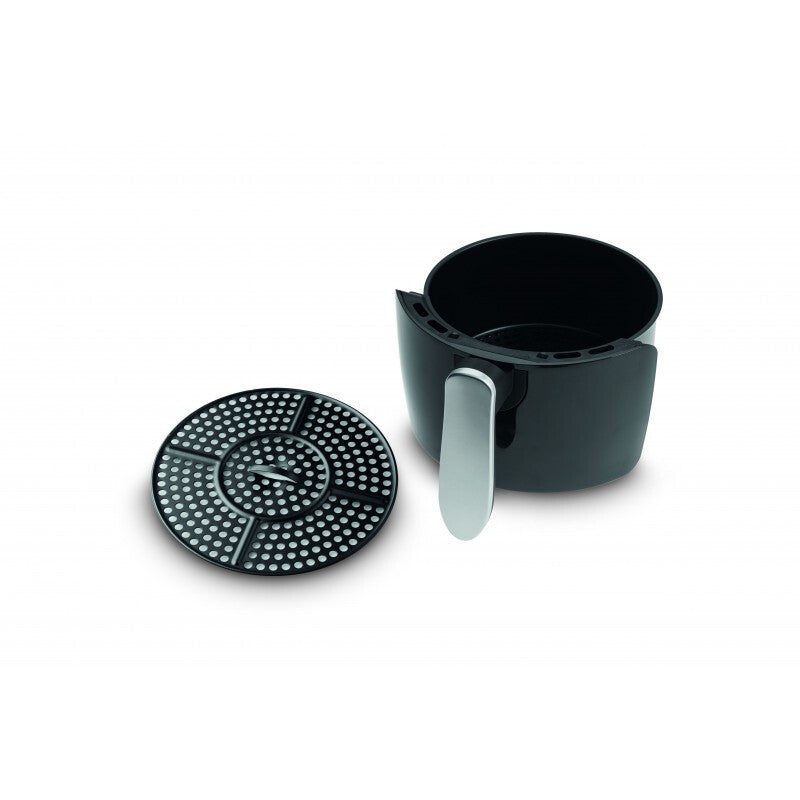 Fritel My SnackTastic 4202 Single Fristående 1000 W Varmluftsfritös Svart, Silver