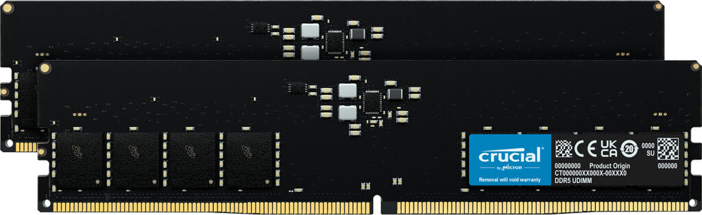 Crucial CT2K16G56C46U5 RAM-minnen 32 GB 2 x 16 GB DDR5 5600 MHz ECC