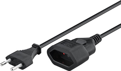 Goobay 50508 strömkablar Svart 3 m Strömkontakt typ C