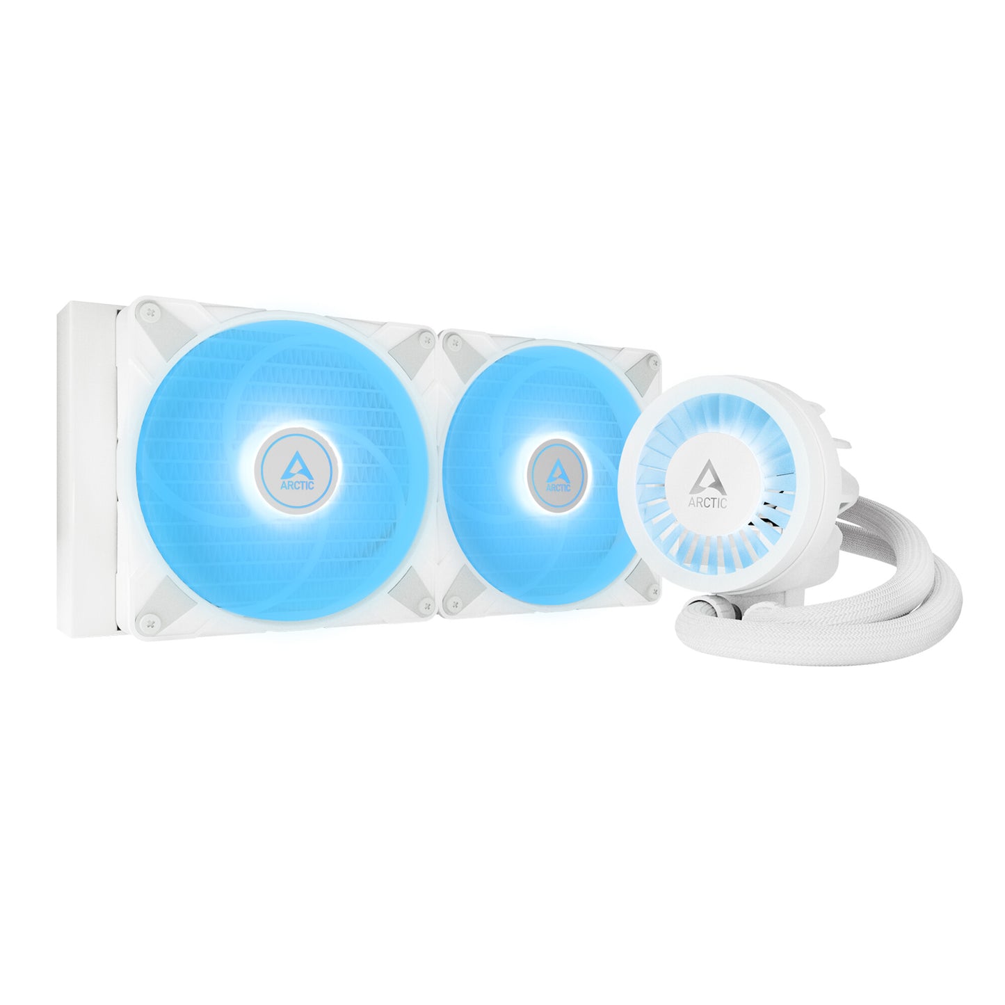 ARCTIC Liquid Freezer III 280 A-RGB Processor Allt-i-ett vätskekylare 14 cm Vit 1 styck