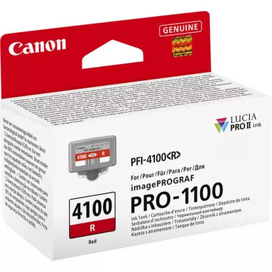 Canon LUCIA PRO II bläckpatroner 1 styck Original Standardavkastning Röd