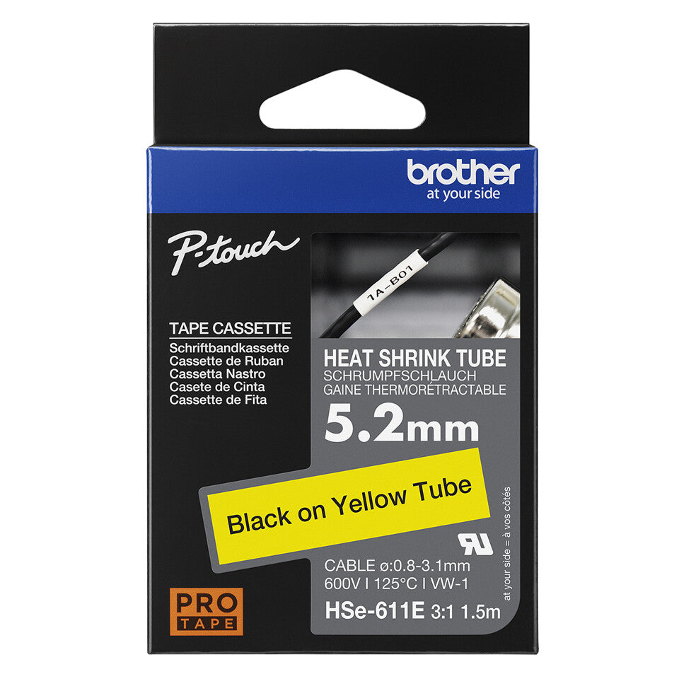 Brother HSE-611E etikett-tejp
