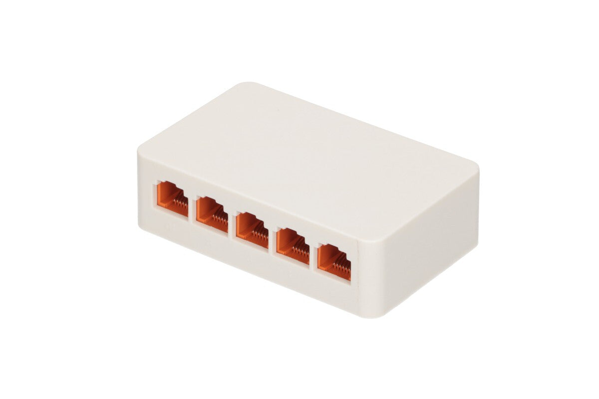 Extralink EX.13100 nätverksswitchar Ohanterad L2 Fast Ethernet (10/100) Vit
