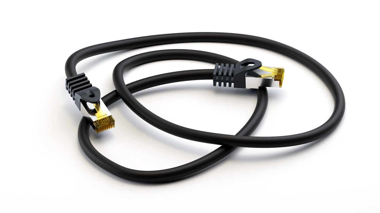 Goobay 91644 nätverkskablar Svart 10 m Cat7 S/FTP (S-STP)