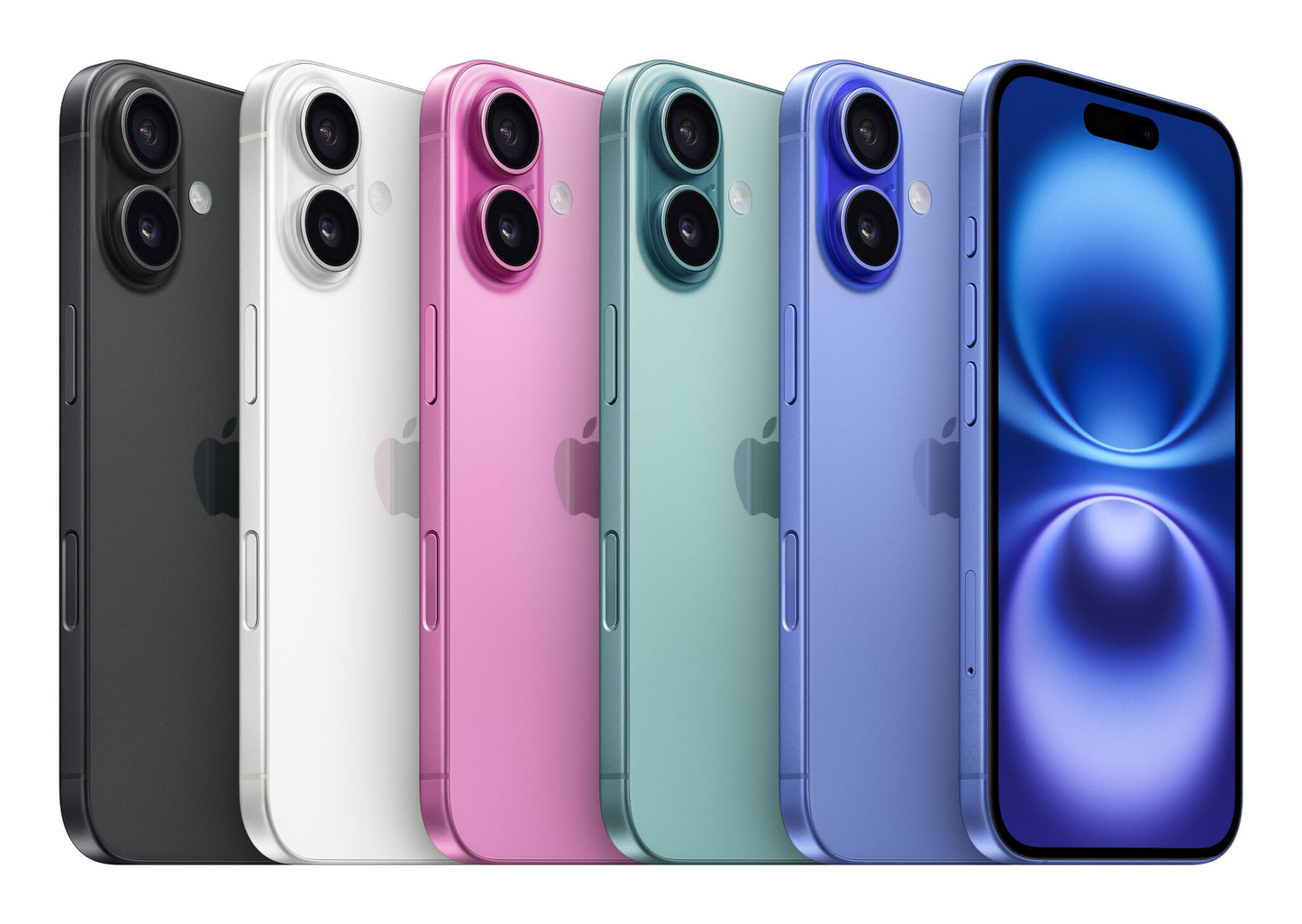 Apple iPhone 16 15,5 cm (6.1") Dubbla SIM-kort iOS 18 5G USB Type-C 128 GB Svart