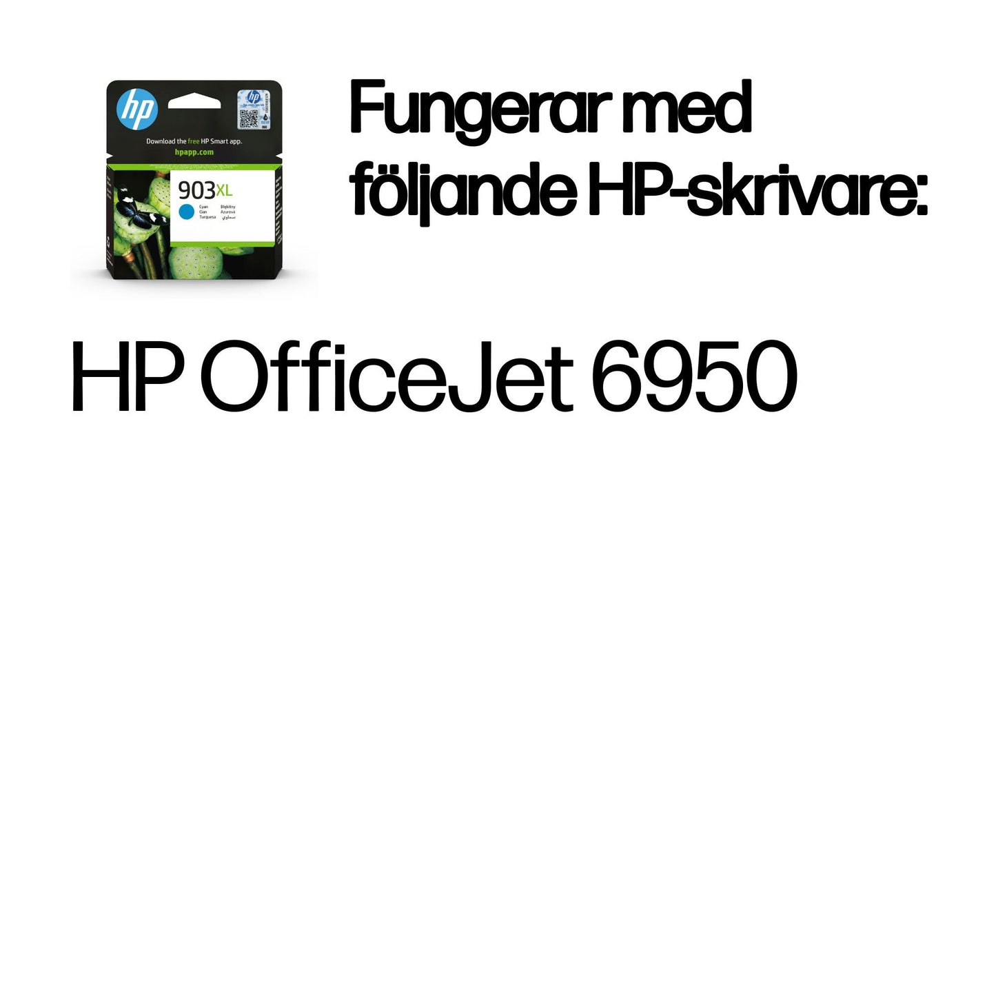 HP 903XL – cyan originalpatron med hög kapacitet