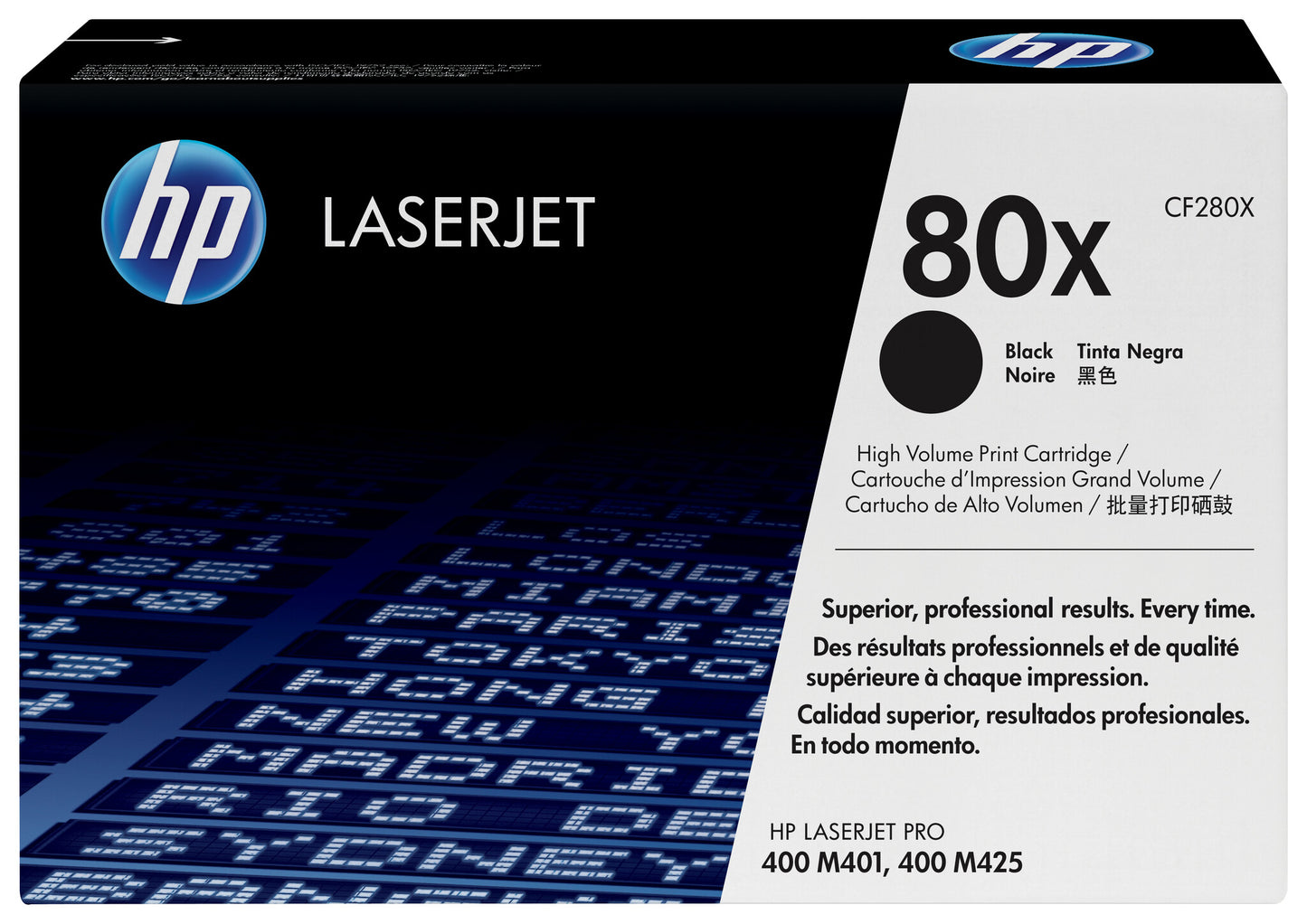 HP 80X svart LaserJet-tonerkassett med hög kapacitet, original