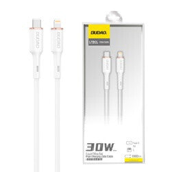 DUDAO L7SCL USB-C to cable 30W 1m white Vit