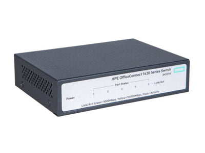 HPE OfficeConnect 1420 5G Ohanterad L2 Gigabit Ethernet (10/100/1000) 1U Grå