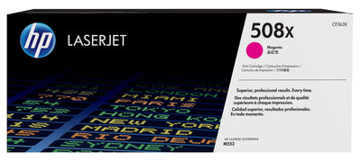 HP 508X magenta original LaserJet-tonerkassett med hög kapacitet