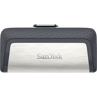 SanDisk Ultra Dual Drive USB Type-C USB-sticka 64 GB USB Type-A / USB Type-C 3.2 Gen 1 (3.1 Gen 1) Svart, Silver