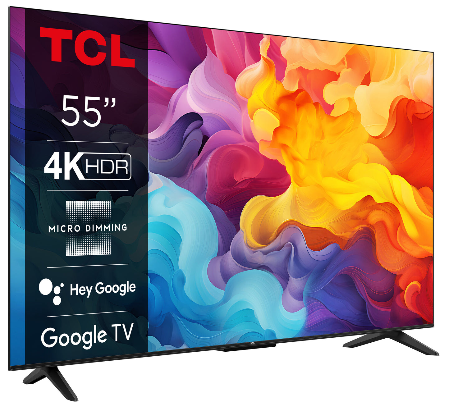 TCL P655 55P655 TV-apparat 139,7 cm (55") 4K Ultra HD Smart-TV Wi-Fi Svart
