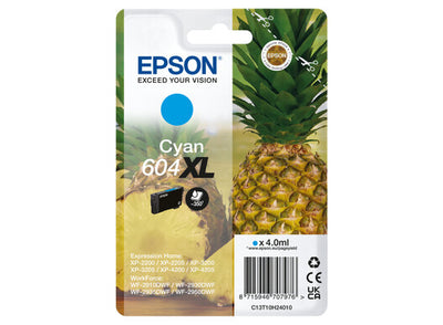 Epson 604XL bläckpatroner 1 styck Original Hög (XL) avkastning Cyan